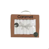 دستمال 7 عددی دست و صورت ارگانیک کارامل Caramell