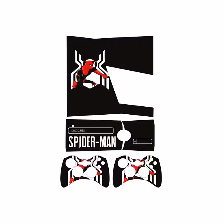 اسکین(برچسب)Xbox 360 اسلیم -طرح spiderman-مدل اسلیم-کد8-سفارشی