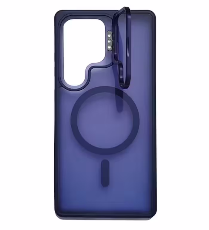 قاب گوشی مات مگ سیف برای گوشی سامسونگ Galaxy S25 Ultra (هولدر در کادر دوربین)