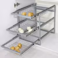 سبد سیب زمینی و پیاز کف ثابت 3 طبقه  یونیت 40 ( پس کرایه) هزینه ارسال به عهده مشتری