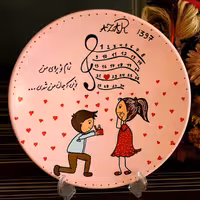 نقاشی روی بوم و سفال و چوب