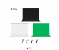 فون پارچه ای پلوز با جای لوله 2x3m مدل Puluz PU5214