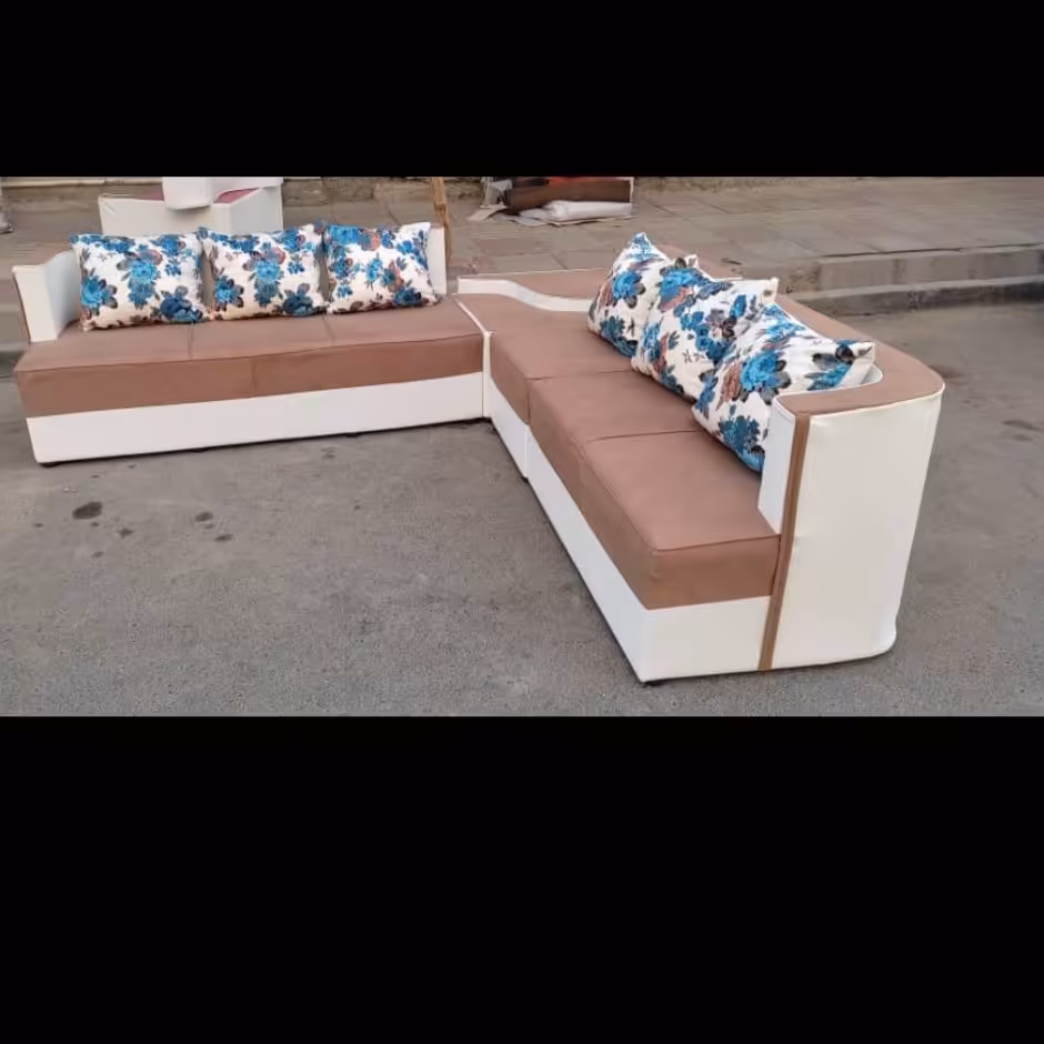 مبلمان ال کنج// با میز عسلی