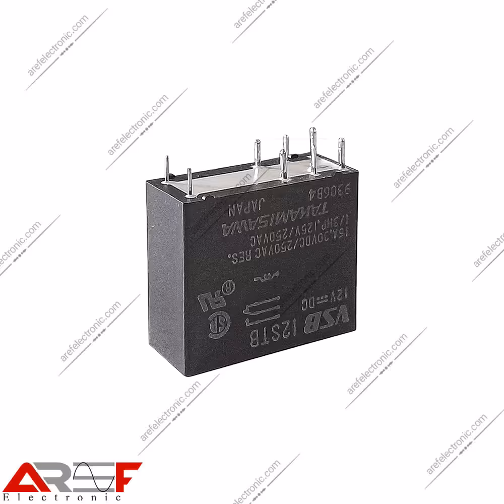 رله کتابی Takamisawa-12STB تاکامیساوا 12 ولت 16 آمپر 8 پین - فروشگاه عارف الکترونیک