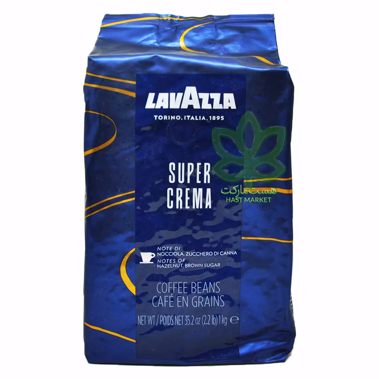 دانه قهوه لاواتزا سوپر کریما 1 کیلو - lavazza