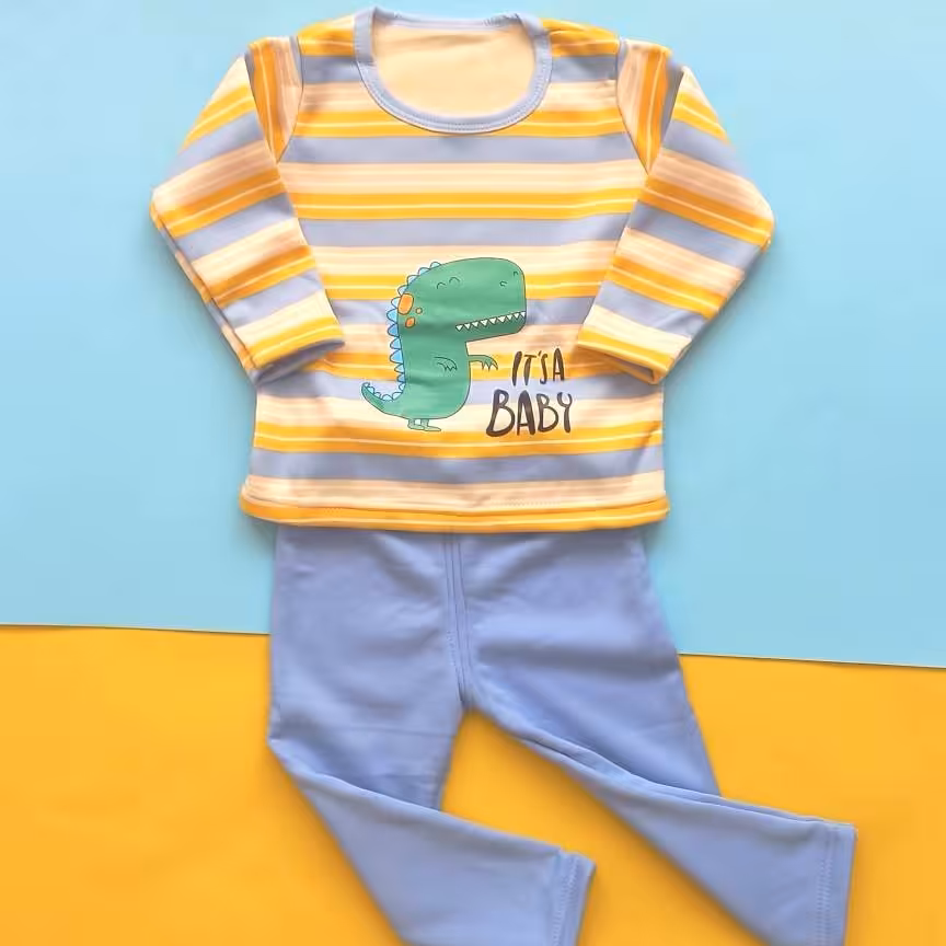 بلوز شلوار پسرانه ی توکرکی دایناسوری