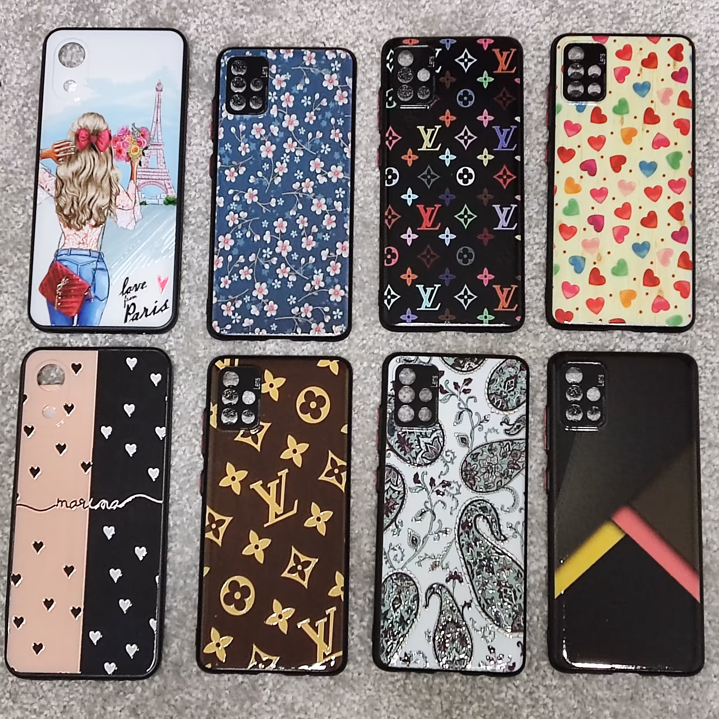 قاب گوشی طرح دار  محافظ لنز