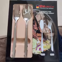 قاشق و چنگال 12پارچه خارجی مارک MUNICH  المانی