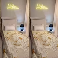 لحاف یک نفره طرح گل سه بعدی طلایی