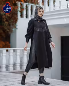 پالتویی ترکیبی سوییت و چرم (شامل تخفیف یلدایی)