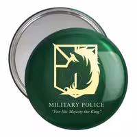 آینه جیبی خندالو مدل پلیس نظامی انیمه اتک آن تایتان Attack on Titan کد 11038