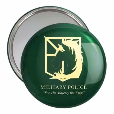 آینه جیبی خندالو مدل پلیس نظامی انیمه اتک آن تایتان Attack on Titan کد 11038