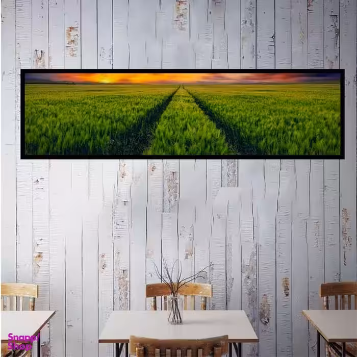 تابلو بکلیت طرح طبیعت دشت و مزرعه مدل کشیده B-7608