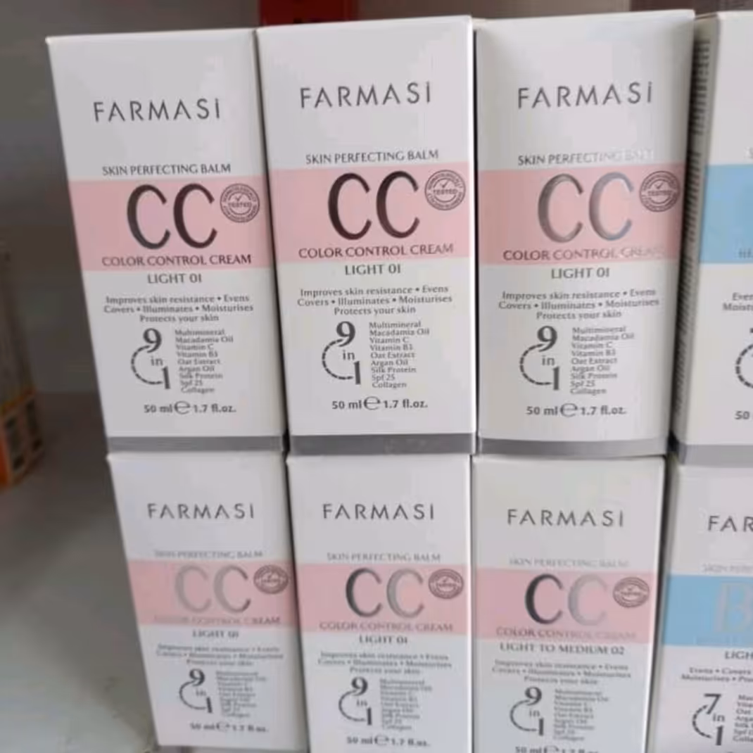 سی سی کرم فارماسی مناسب برای انواع پوست ها موجود در 4 شماره 