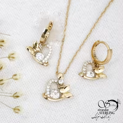 نیمست جواهری پروانه دار برند ژوپینگ کد 14013