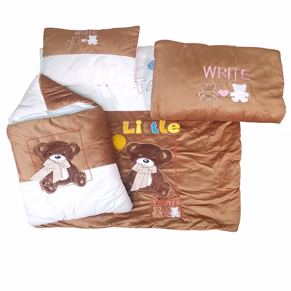 سرویس خواب مخمل خرس پاپیون برجسته