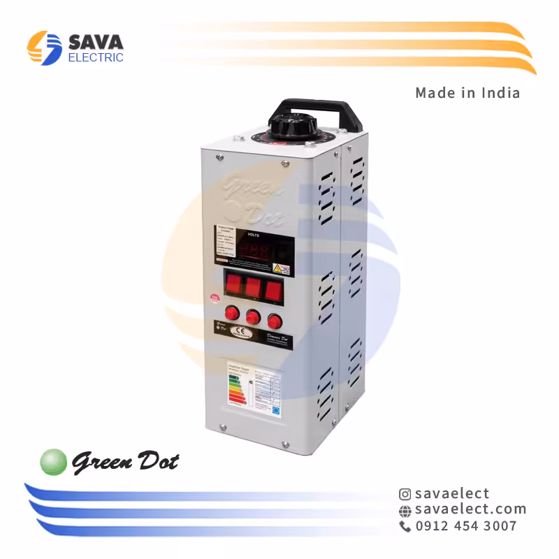 خرید واریابل سه فاز GDDM-4A-3P-V 3KVA گرین دات هند | ساوا الکتریک