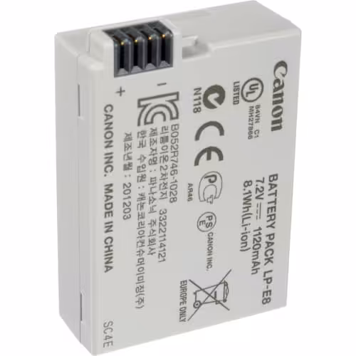 باتری دوربین کانن Canon LP-E8 اورجینال
