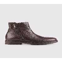 چکمه و بوت چند رنگ مردانه بوتی Zipper چرمی Brown Daily اورجینال Cabani