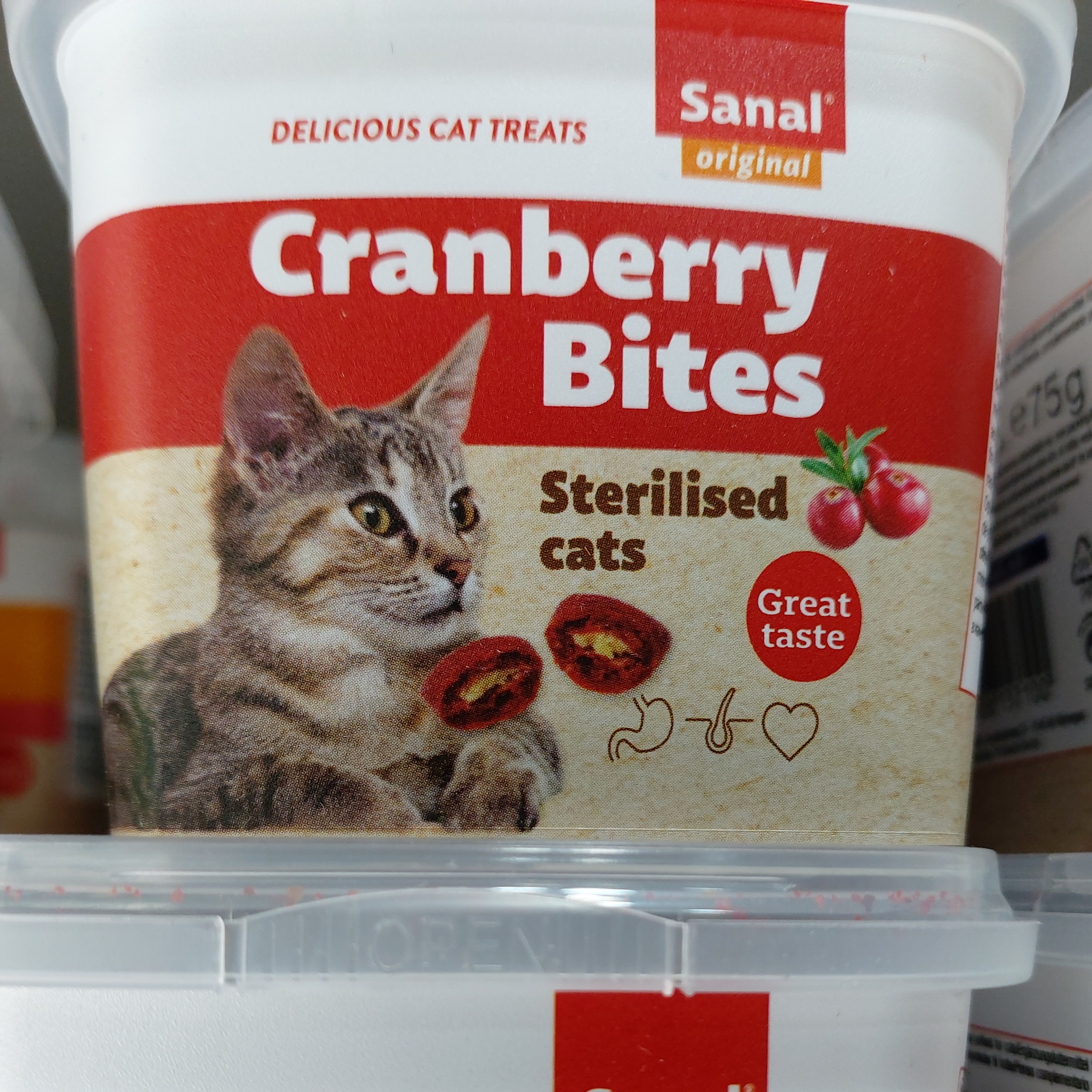تشویقی گربه سانال مدل Cranberry Bites cup (75 گرمی )