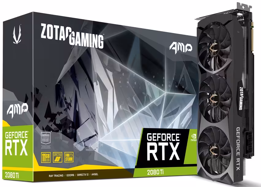 کارت گرافیک زوتک مدل GeForce RTX 2080 Ti AMP با حافظه 11 گیگابایت