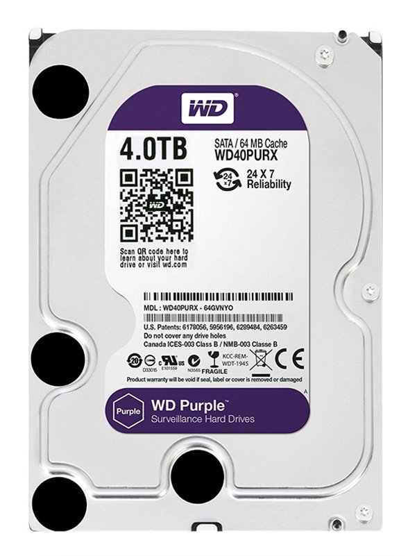 هارد دیسک وسترن دیجیتال 4 ترابایت مدل WD Purple