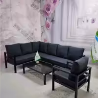 مبلمان فضای باز ویلا سازه طرح شارلوت 6 نفره  ارسال با باربری پس کرایه