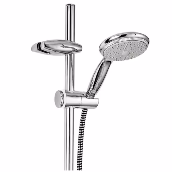 (علم دوش متحرک) یونیکا کروم با شلنگ فلزی ایتالیائی قهرمان