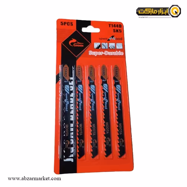 تیغ اره عمود بر چوب موتا مجموعه 5 عددی مدل T144D