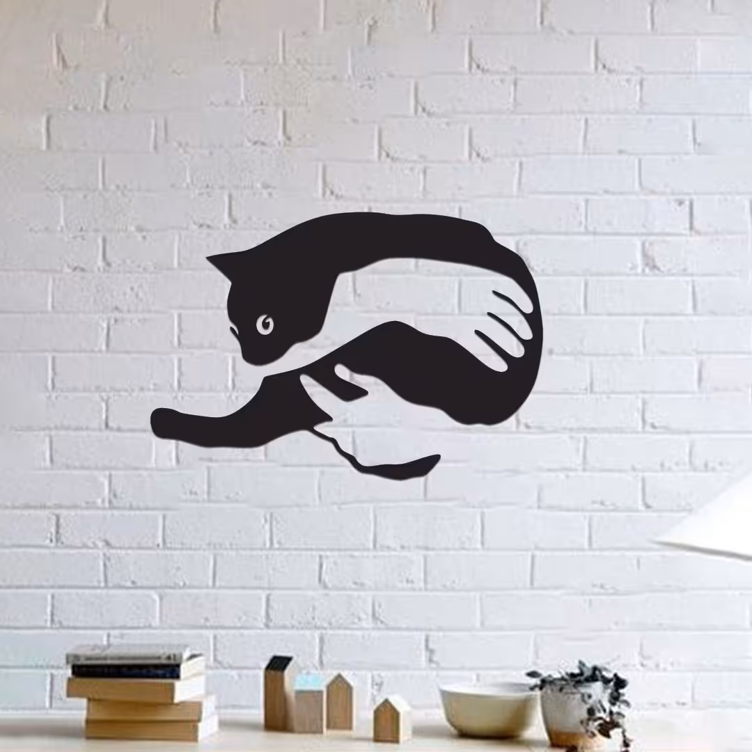 استیکر و پوستر طرح گربه کد 10 سایز 30 در 20 به قیمت 170 هزار تومان