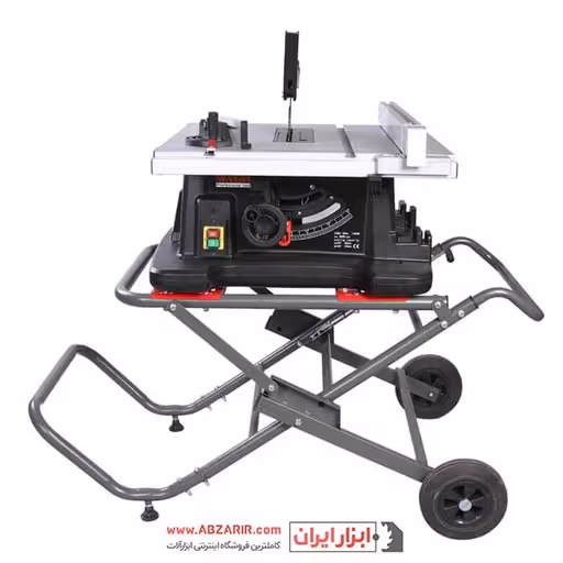 اره میزی 250 میلیمتر به همراه پایه تاشو و تیغ چوب مجیک مدل 72558EF