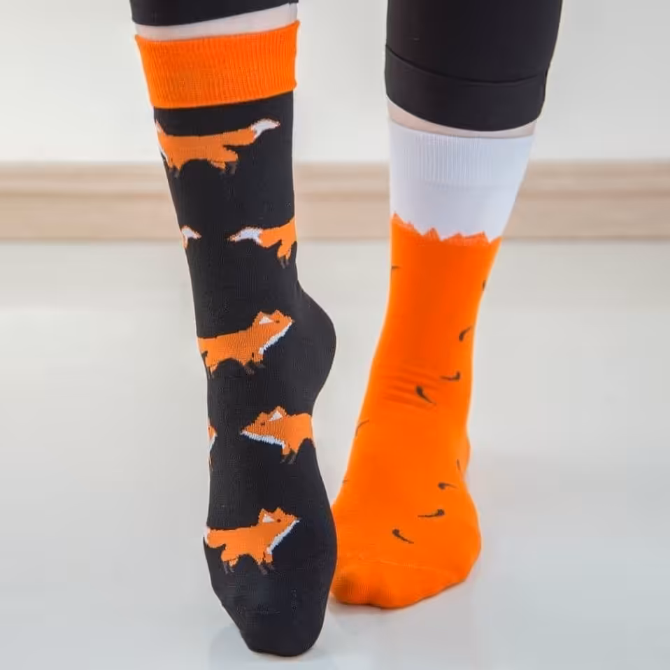 جوراب ساقدار روباهی تا به تا اسپرت فری سایز