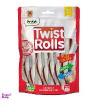 تشویقی سگ دنتالایت مدل Twist Rolls طعم مرغ وزن 100 گرم
