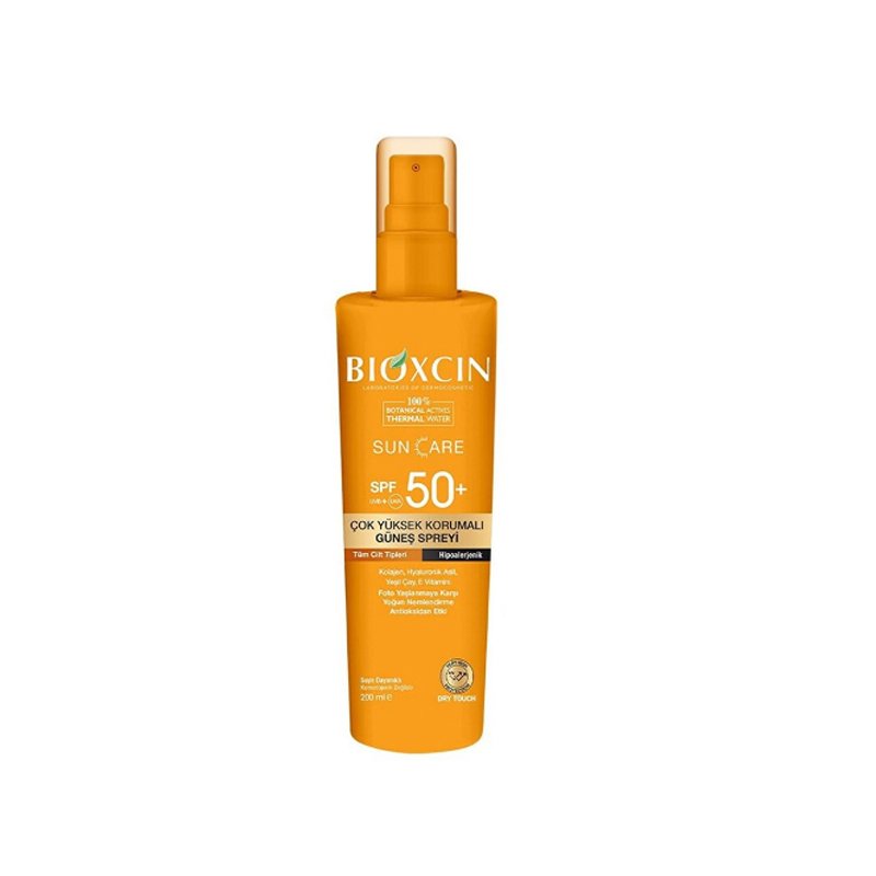 اسپری ضد آفتاب بیوکسین spf 50 حجم 200 میل | فروشگاه افخمی
