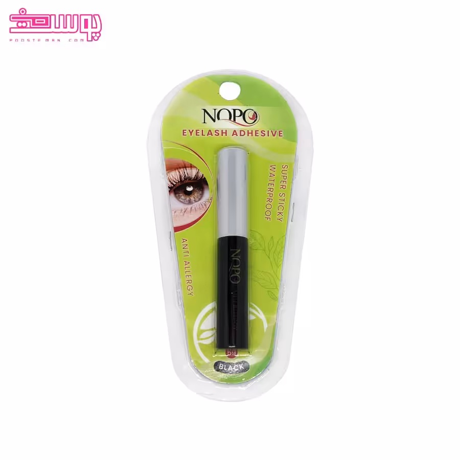 چسب مژه مشکی ضد حساسیت نوپو وزن 5 گرم