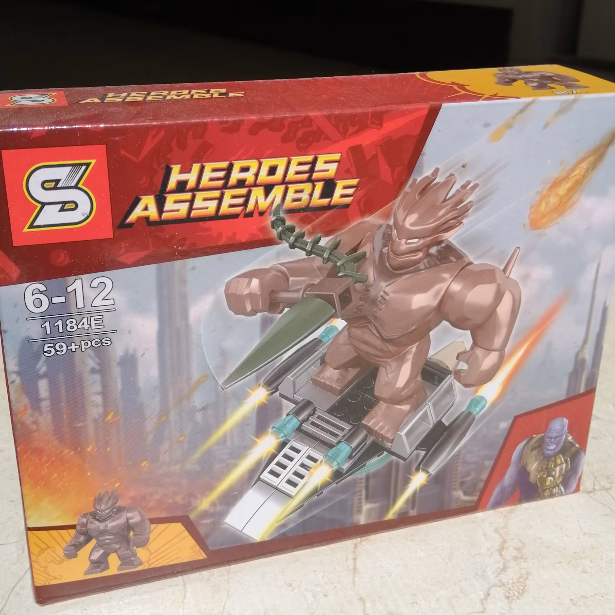 لگو سری قهرمانان مدل 1184e از برند اس وای 