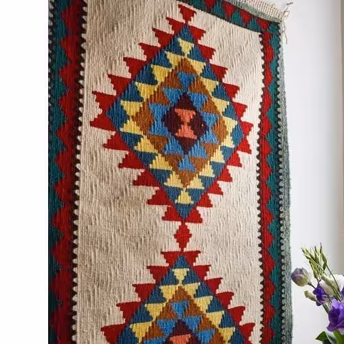 گلیم آکرلیک بافت ریز