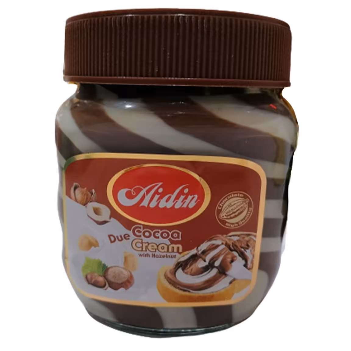 شکلات صبحانه کرم کاکائو دو رنگ آیدین 350 گرمی