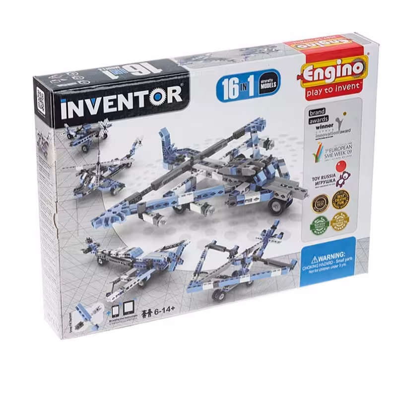 بازی ساختنی انجینو سری اینونتور 16 در 1 مدل هواپیماها


