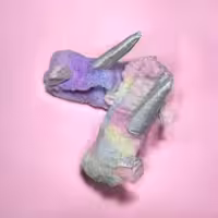 هدبند آرایشی حوله ای یونیکورن