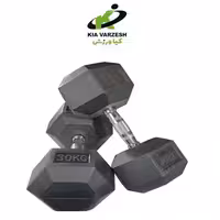 دمبل 6 ضلعی 30 کیلویی - مشخصات، قیمت و خرید