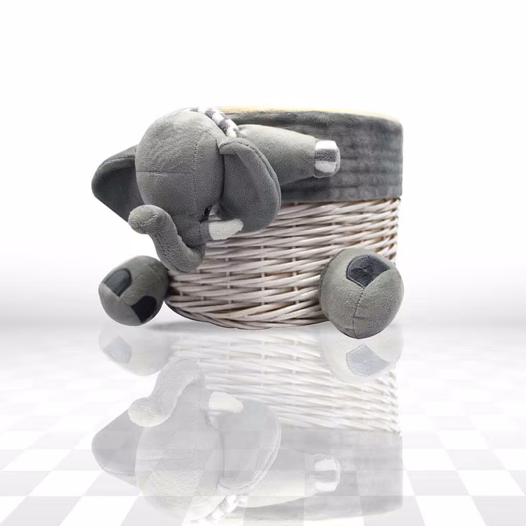 سبد لوازم گرد متوسط فیل رومنس