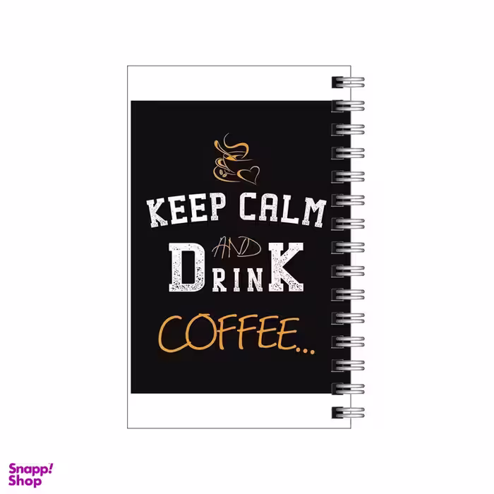 دفترچه یادداشت 60 برگ مدل To Do List طرح حرف نزن و قهوه ات را بنوش کد 6304910