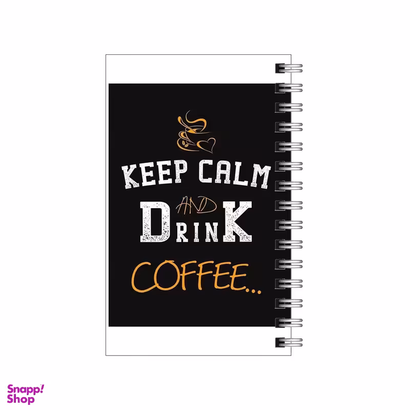 دفترچه یادداشت 60 برگ مدل To Do List طرح حرف نزن و قهوه ات را بنوش کد 6304910