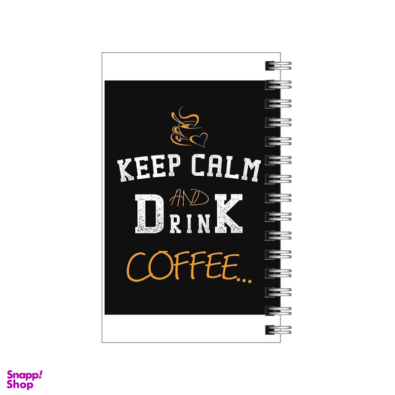 دفترچه یادداشت 60 برگ مدل To Do List طرح حرف نزن و قهوه ات را بنوش کد 6304910