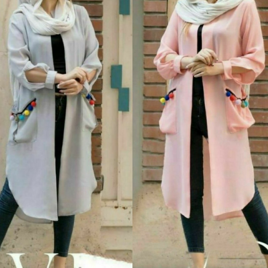 مانتو زنانه مدل چیکا جنس کرپ اسکاچی با تنخور بسیار زیبا