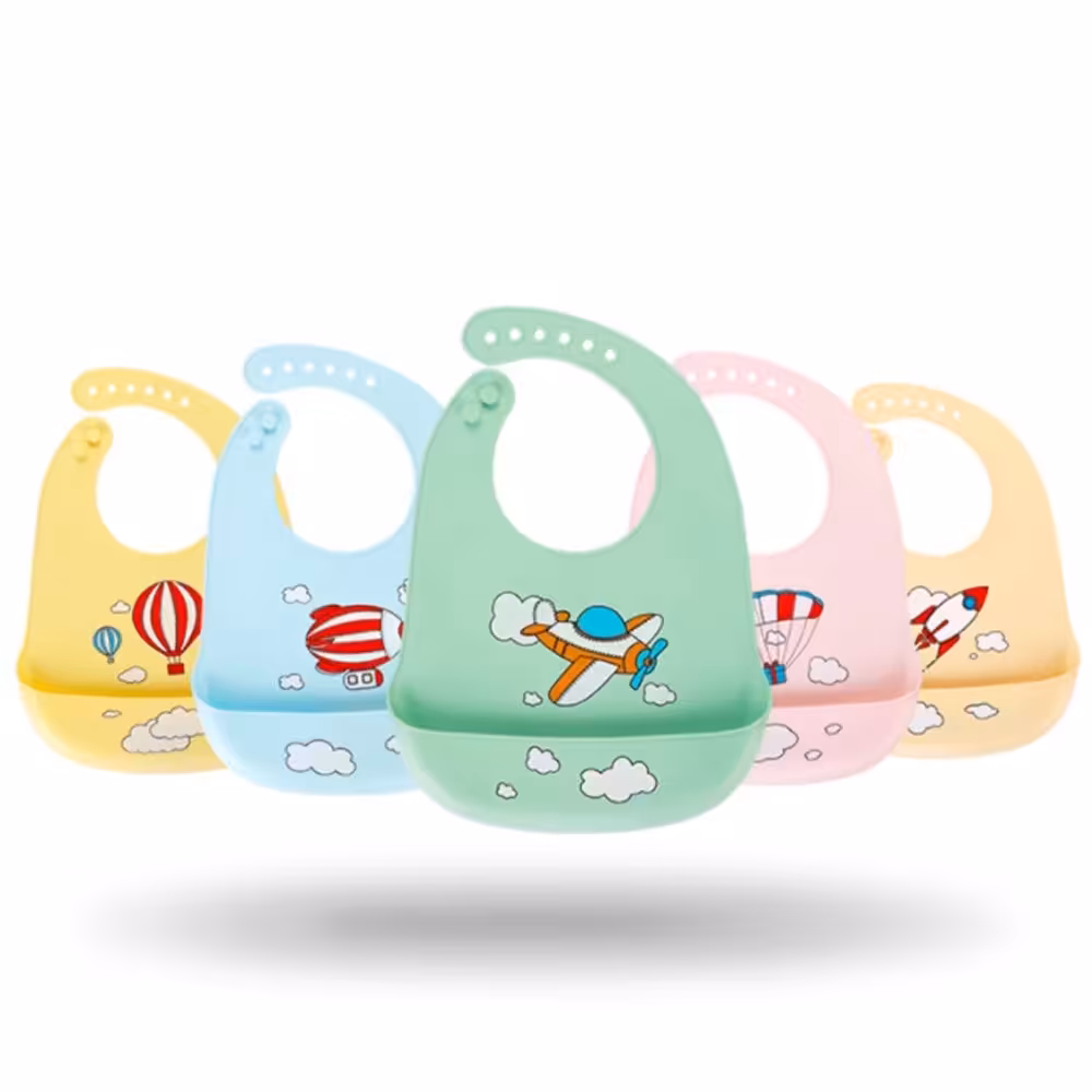 پیشبند نوزادی  تمام سیلیکونی موشک 