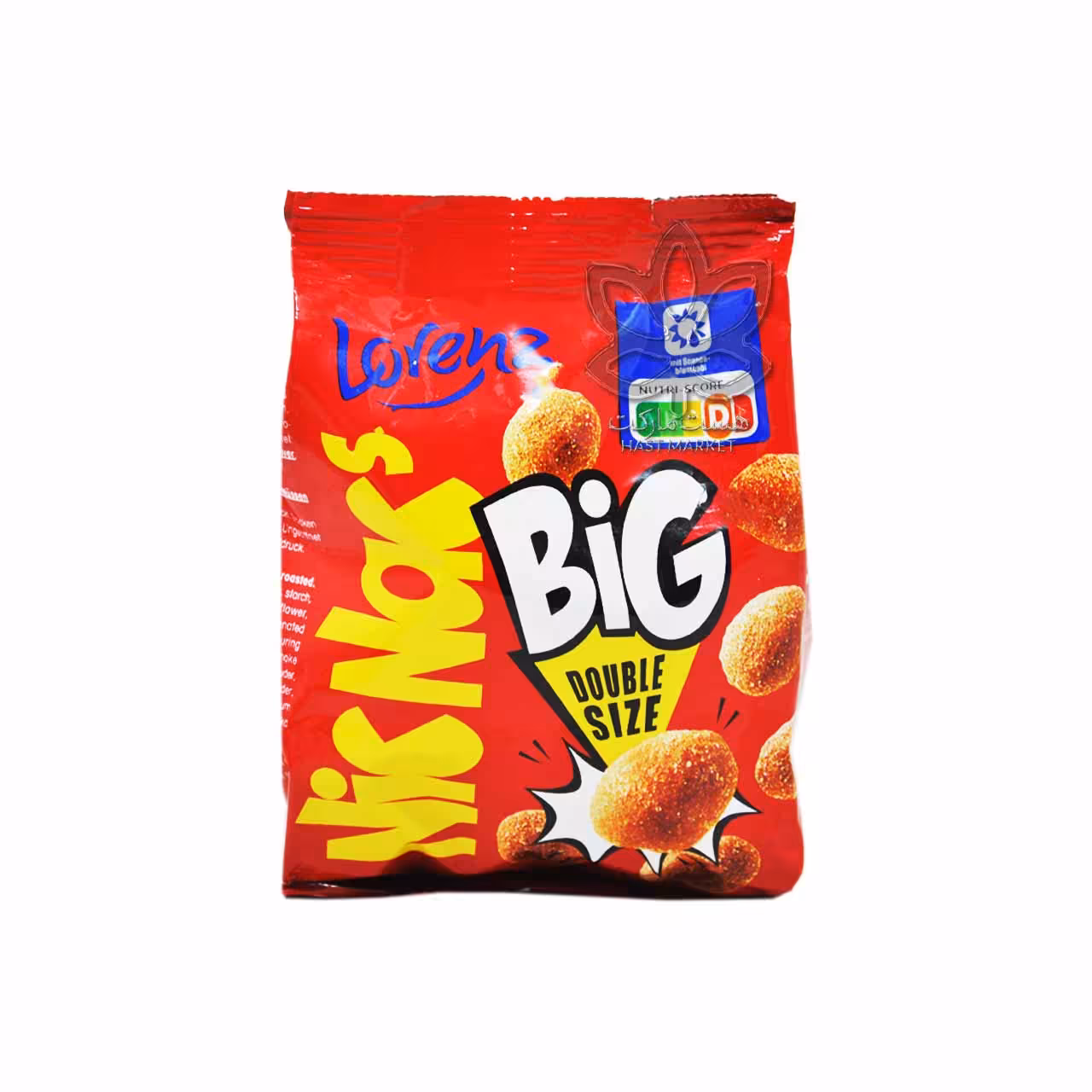 بادام زمینی درشت روکش دار دبل کرانچ 125 گرم بیگ نیک ناکز - nic nac&#039;s