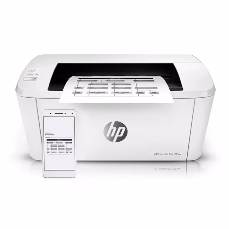 پرینتر وایرلس لیزری اچ پی مدل LaserJet Pro M15w آکبند گارانتی 18 ماهه