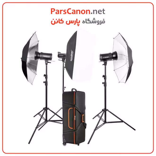 کیت فلاش Godox SK300II 3-Light Studio Flash Kit